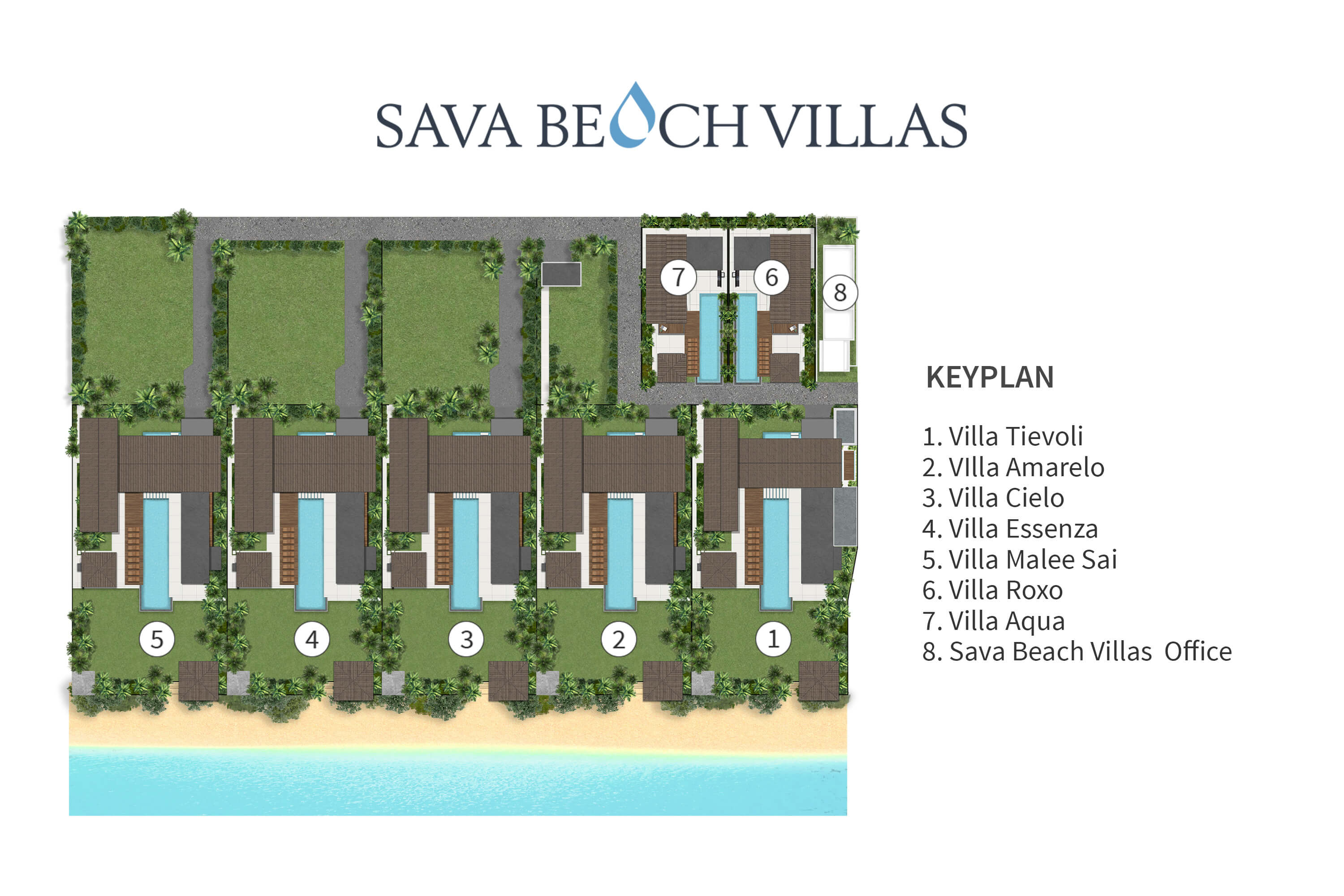 Sava Beach Villas - Floorplan